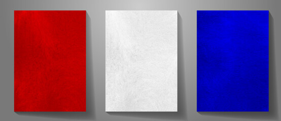 Elegant red and blue cover design set. Luxury vector texture background collection for cover design, invitation, poster, flyer, wedding card, luxe invite, prestigious voucher, menu design.