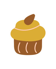 Ice cream of colorful set. This illustration transports viewers to a tropical paradise with popsicle as the focal point against a clean white backdrop. Vector illustration.