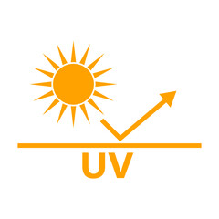 Reflective UV icon. Ultraviolet. Vector.