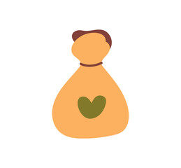 Menstruation element of colorful set. An inviting illustration marries creative design with the comforting warmth of a menstrual warmer. Vector illustration.