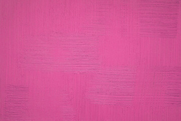 Deep pink plaster background. Colorful mockup