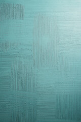 Turquoise plaster gradient background. Phone wallpaper. Vertical mockup