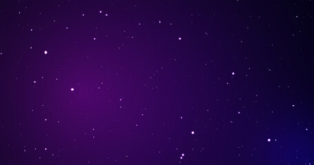 2D Space background with twinkling stars background and nebula clouds moving.Blazing starry glittering Milkyway galaxy universe sparkling astrology space with stars in the cosmos dark backdrop.