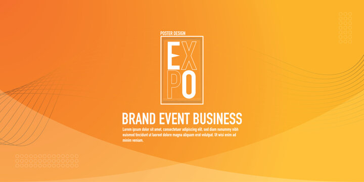 logotype abstract graphic EPS vector design of annual event summit and title made for EXPO Technology and AI theme - annual convention for Artificial Intelligence