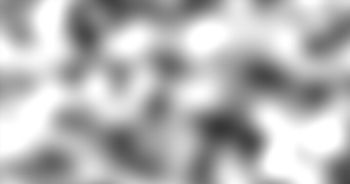 Black and white noise reflection map displacement map motion graphic asset. Noise moving black and white height map for creating gold, and silver metallic textures. Smooth curvy map bg.