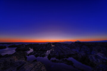 荒崎からの夕景