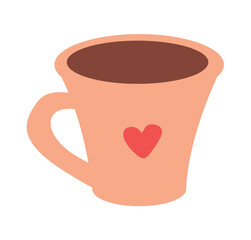 Yoga element of colorful set. The design highlights teapot's graceful lines and intricate details, emphasizing its significance as a symbol of serenity in the practice of yoga. Vector illustration.