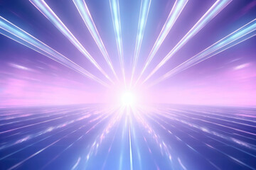 Fototapeta premium a light beam on a blue background
