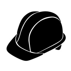 Hard hat or safety helmet for icon labor day concept isolated on transparent  - obrazy, fototapety, plakaty