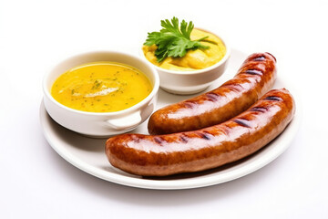 Sausage lunch hot pork food meal dinner snack grill meat beef delicious
