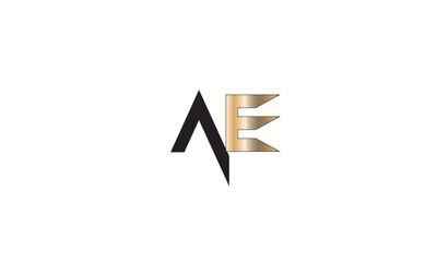 AE, EA , A , E , Abstract Letters Logo Monogram	