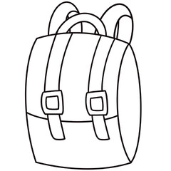 outline backpack 