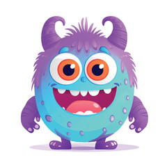 Cute Monster illustration vector