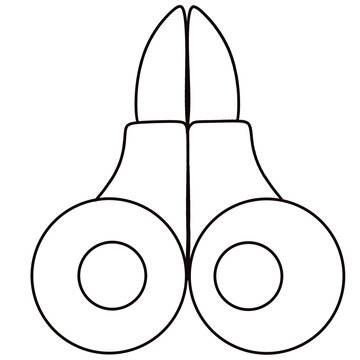 recommend clip art: outline scissors