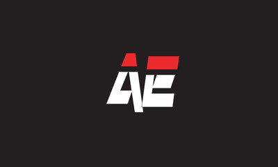 AE, EA , A , E , Abstract Letters Logo Monogram