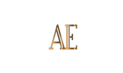 AE, EA , A , E , Abstract Letters Logo Monogram