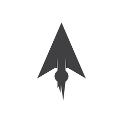 Spear logo vector design template