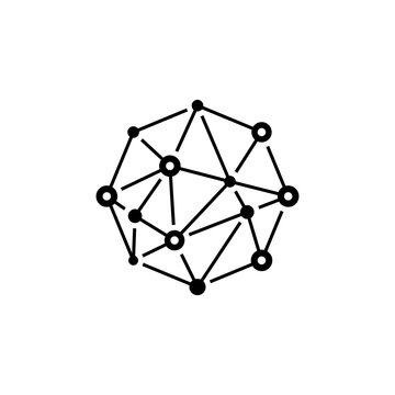 Global network connection graphic design