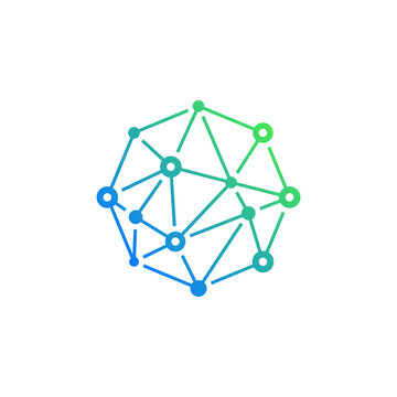 Global network connection graphic design