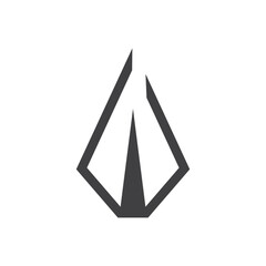 Spear logo vector design template