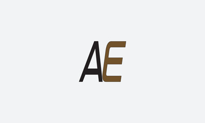 AE, EA , A , E , Abstract Letters Logo Monogram