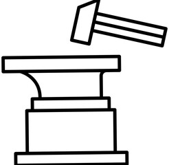Fototapeta premium Anvil Icon