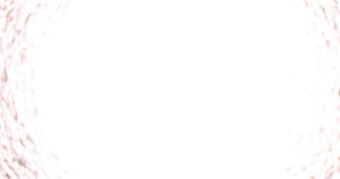 Texture of rough pipe inside and bright light at end of tunnel. Sewerage construction concept