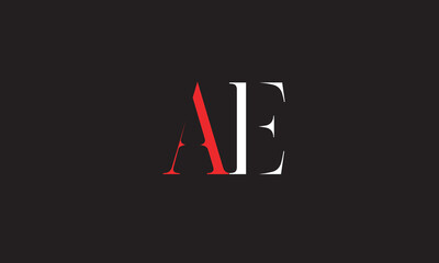 AE, EA , A , E , Abstract Letters Logo Monogram