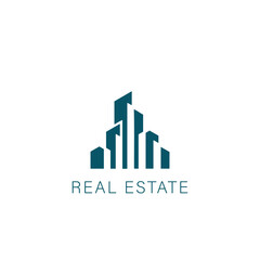 REAL ESTATE BUILDING LOGO VECTOR, Real Estate Logo Design Template Vector Graphic Branding Element.