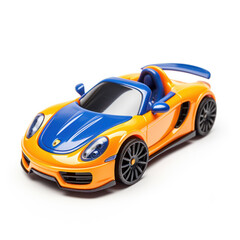 toy car on white background.