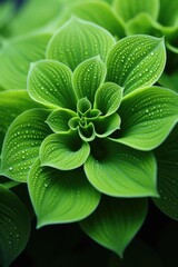 Ornamental plants in the garden are growing.