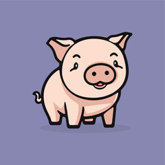 cute pig icon