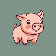 cute pig icon