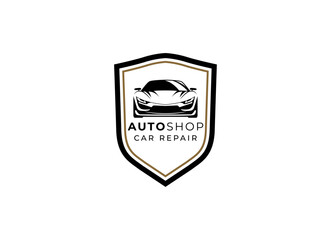 Automotive car shop, garage, dealer logo design. 