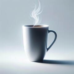 simple Steaming Hot Coffee