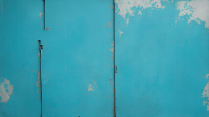 Wheatpaste Cyan color poster style texture background
