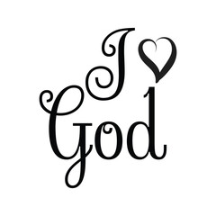 Christian Quote. Typography for print or use as poster, card, flyer or T Shirt