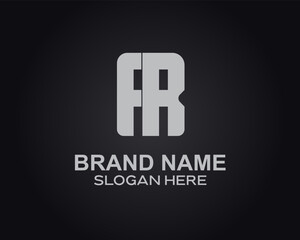 initial FR logo for company