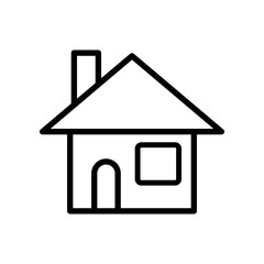 Home icon vector. House illustration sign. Cottage symbol. Hut logo.