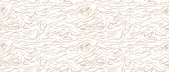 Seamless abstract geometric pattern. Chaotic digital texture. Brown, dark orange, white. Illustration. Brush strokes texture. Design for textile fabrics, wrapping paper, background, wallpaper, cover.