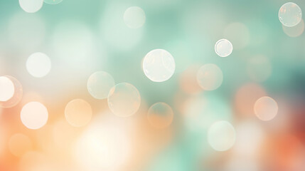 Abstract blur beige and green bokeh background