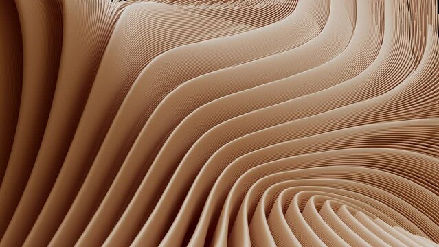 3D ornament smoothly expanding in motion with an alpha channel