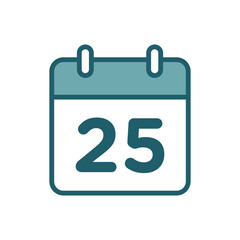 calendar icon vector design template simple and clean