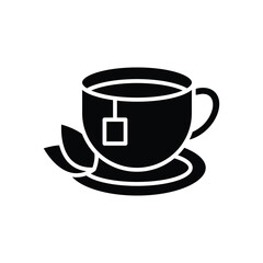 tea icon vector design template simple and clean