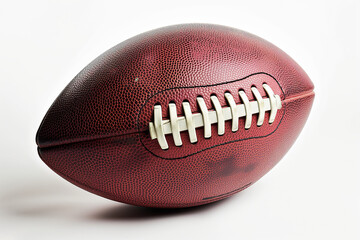 american football ball isolated on white background