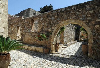 Le monastère Moni Kato Préveli près de Spili en Crète