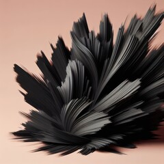 explosion of black powder holi paint
