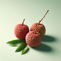Freshly lychee fruit from thai plantations available for purchase in various markets and supermarkets