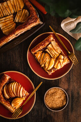 Apple Tart on Plates