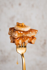 Waffle with Syrup